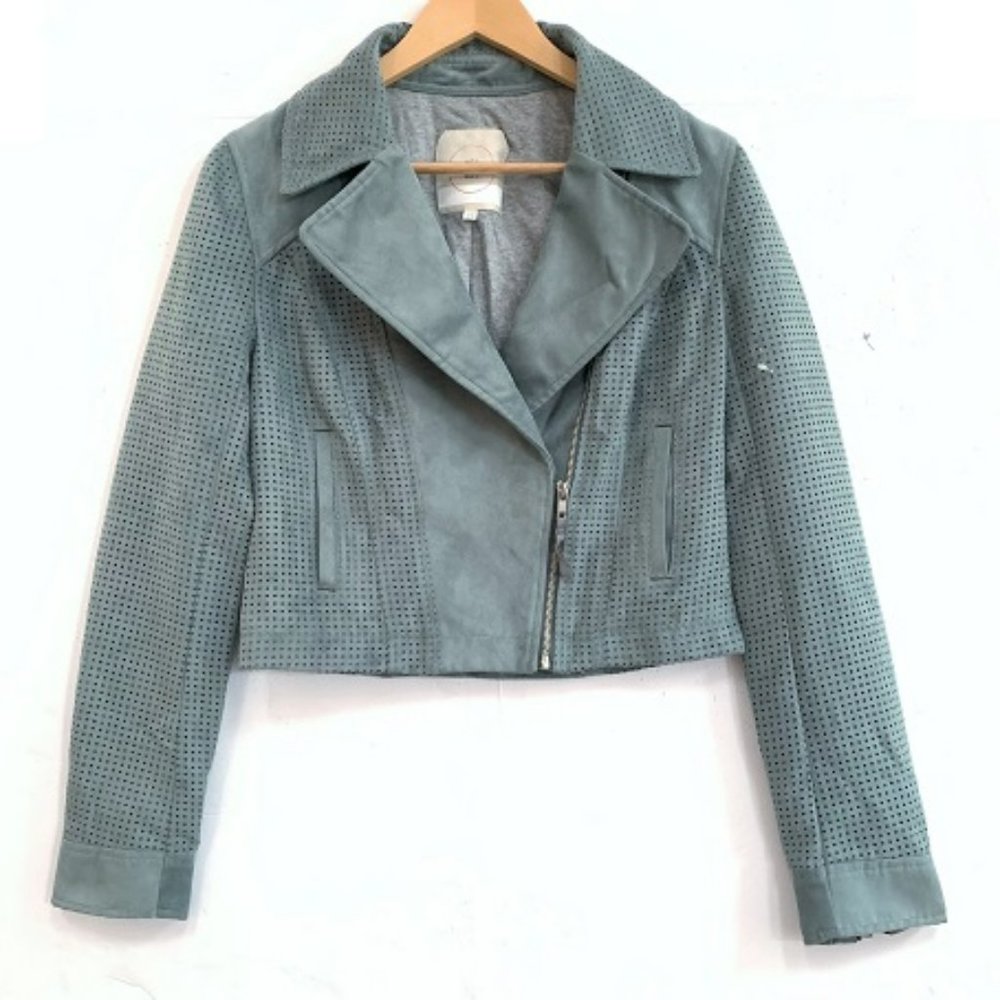 New HEI HEI Vegan Suede Moto Jacket